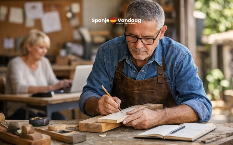 Bijna de helft van de Spaanse zelfstandigen is ouder dan 50 jaar