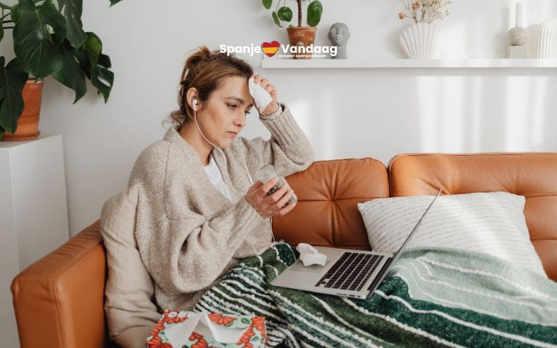 Spanje staat op de derde plek in Europa met ziekteverlof