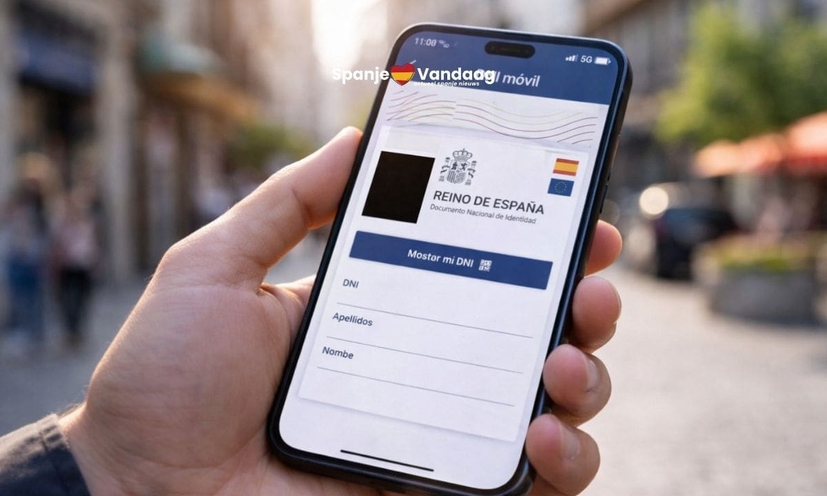 Spanjaarden kunnen vanaf nu hun ID op de telefoon bij zich hebben