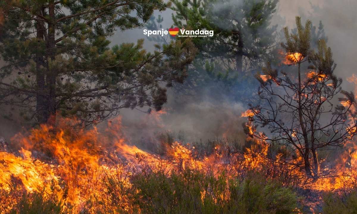 Onrust groeit door bosbranden in Noord-Spanje, terwijl bewoners moeten vluchten
