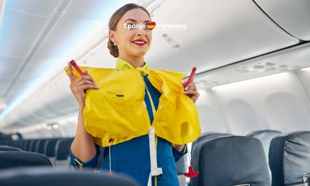 Stewardessen en stewards mogelijk eerder met pensioen in Spanje
