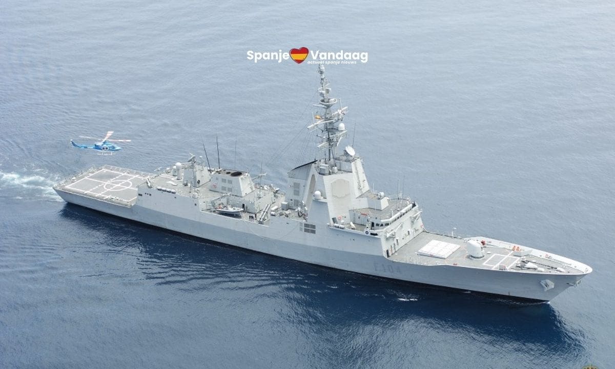 Nieuw Spaans fregat op weg naar Cyprus om militaire aanwezigheid voort te zetten