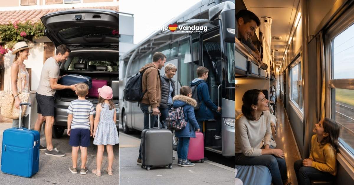 Reizen naar Spanje zonder te vliegen? Met eigen vervoer, touringcar of trein steeds populairder