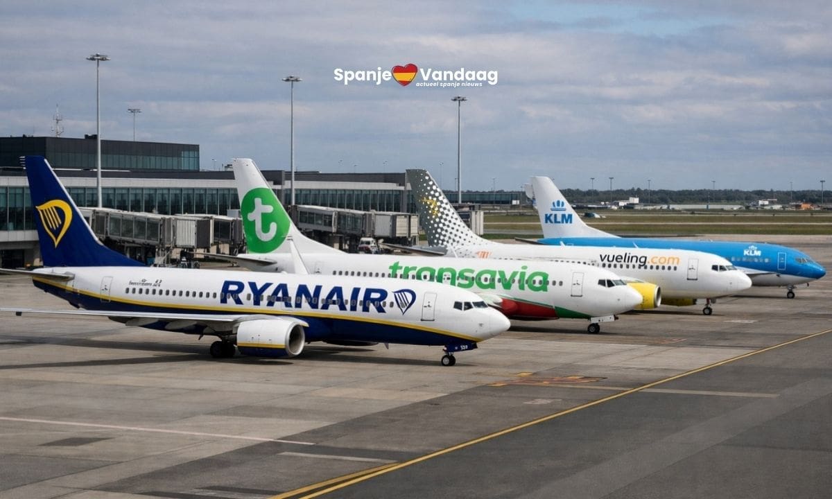 Is vliegen naar Spanje nog wel mogelijk als vliegtuigbrandstof schaars wordt in Europa?